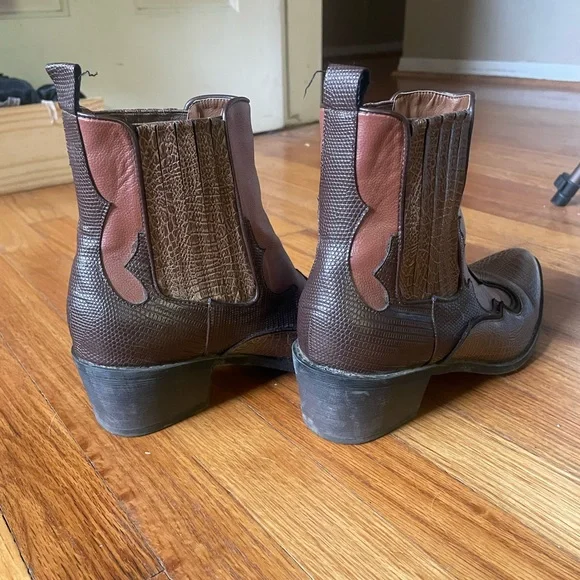 Free People Western Chelsea Boot sz 7.5 - Picture 4 of 5